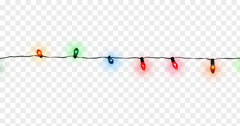Holiday Lights Line PNG