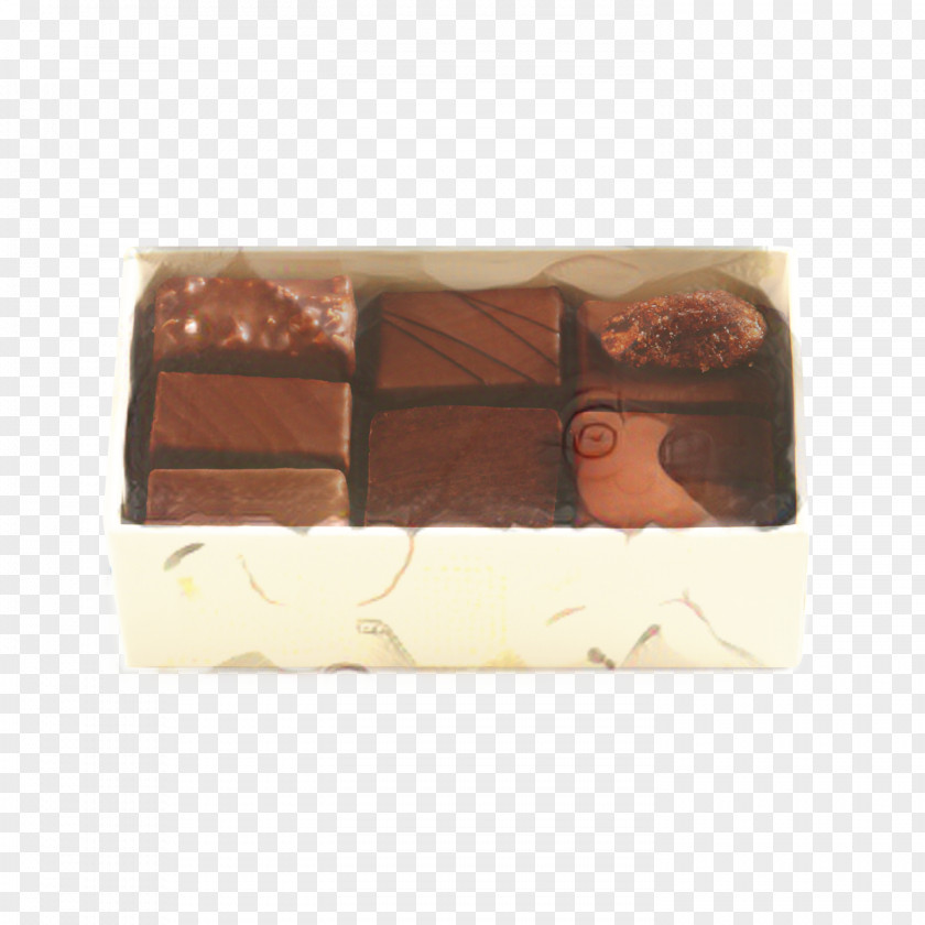 Praline Fudge Chocolate Bar Rectangle PNG