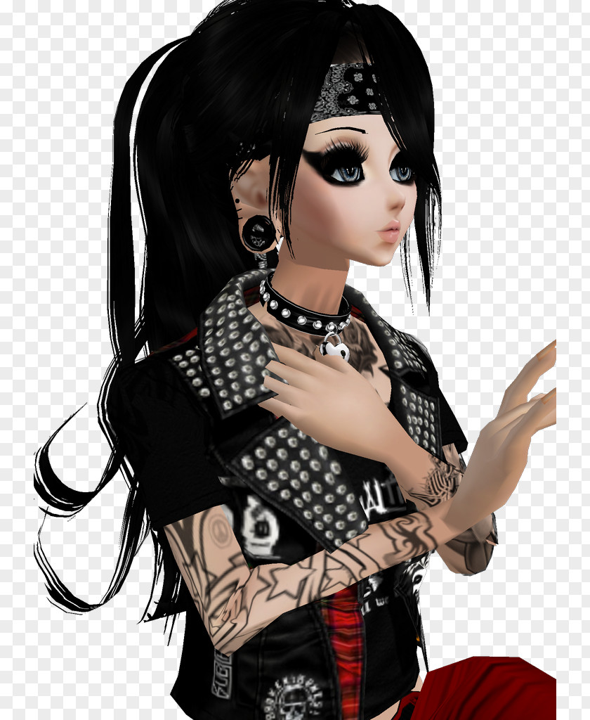 Snap IMVU Change Your Voice Game Black Hair PNG