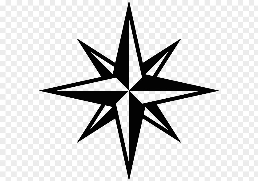Symbol Blackandwhite Symmetry Star Black-and-white PNG