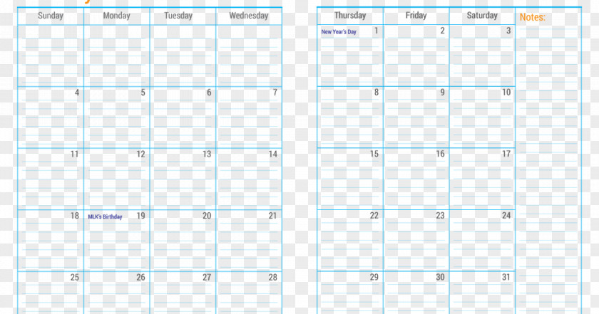 Single-page Calendar Document Line Angle PNG