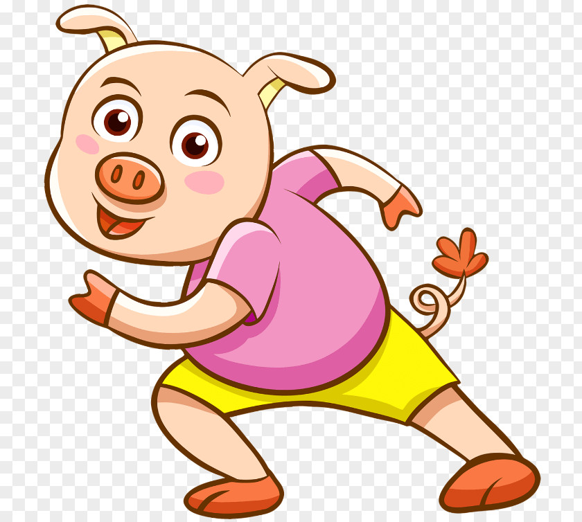 Thumb Suidae Pig Cartoon PNG