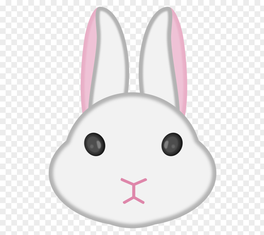 Bunny Face Silhouette Cute Hare Domestic Rabbit Clip Art European PNG