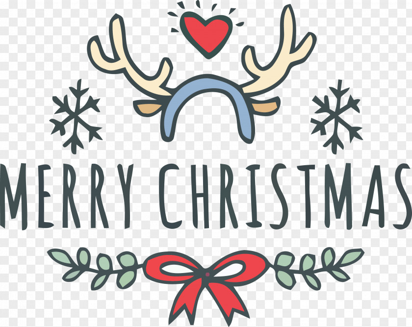 Christmas Text Merry Clipart PNG