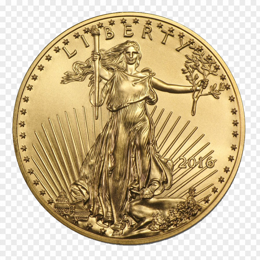 Coins American Gold Eagle Bullion Coin PNG