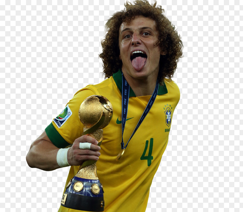 David Luiz 2014 FIFA World Cup Brazil National Football Team 2013 Confederations PNG