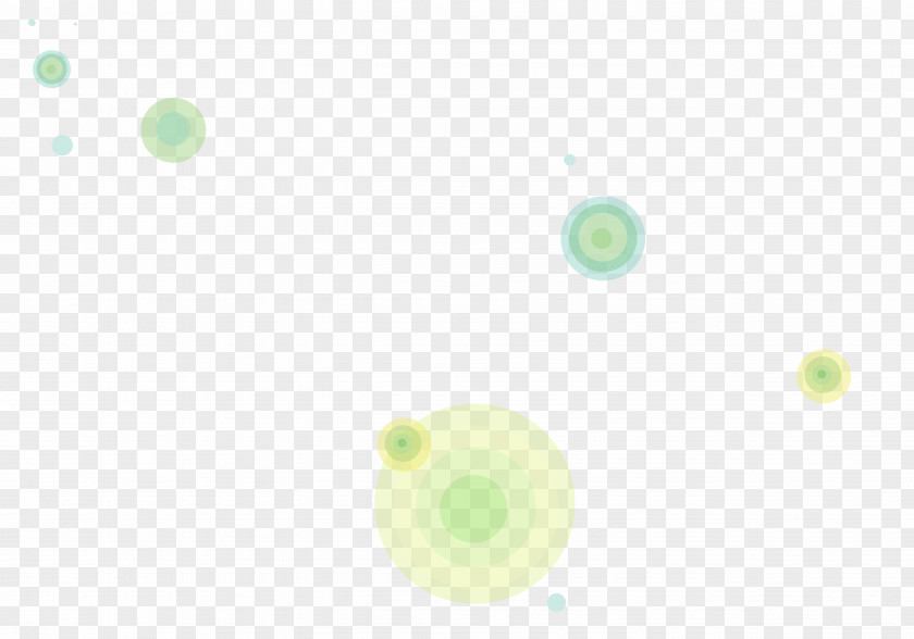 Halo Round Green Circle Pattern PNG