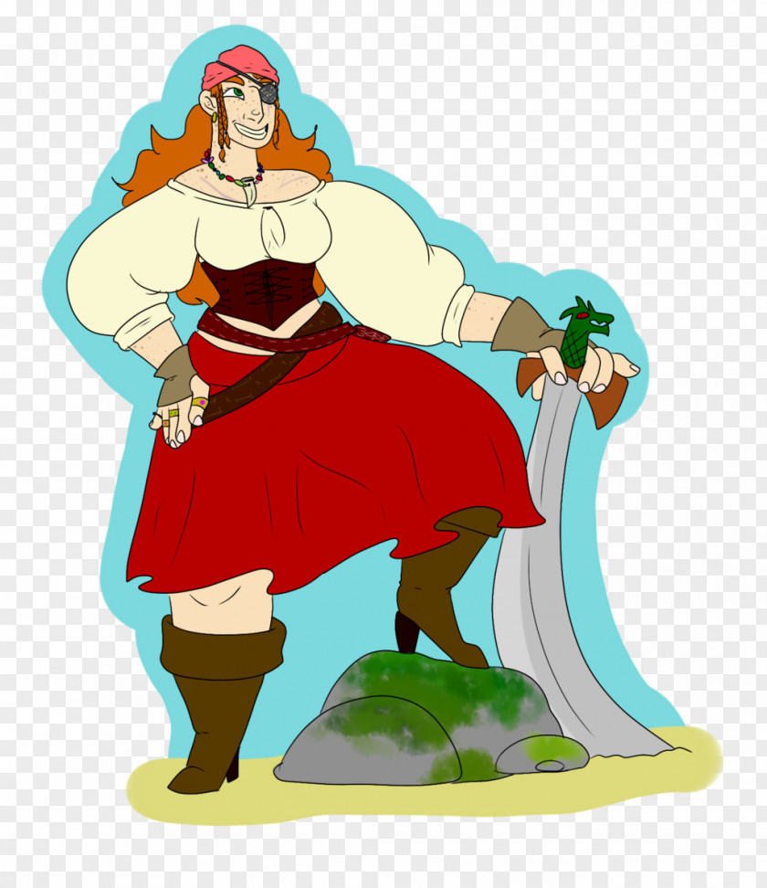 Pirate Woman Costume Legendary Creature Clip Art PNG