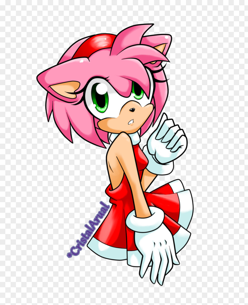 Sonic The Hedgehog Amy Rose Coloring Book Clip Art PNG