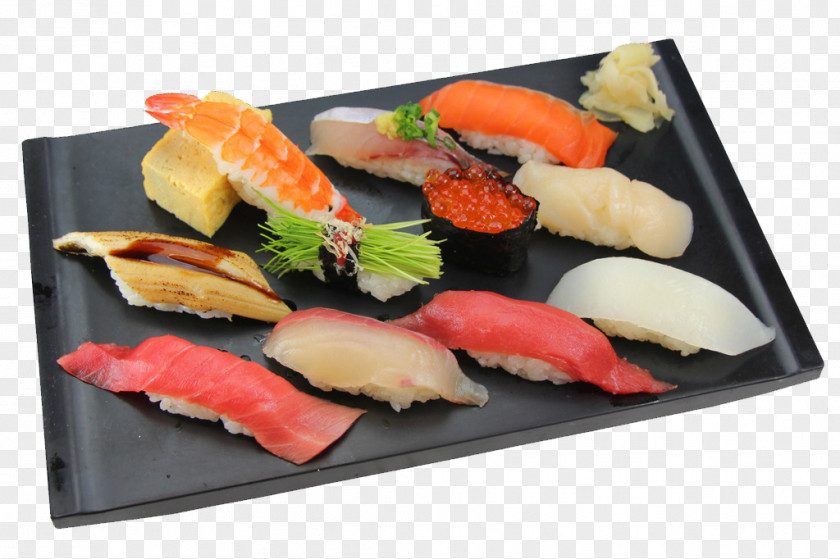 Sushi Platter Tsukiji Fish Market California Roll Japanese Cuisine Sashimi PNG