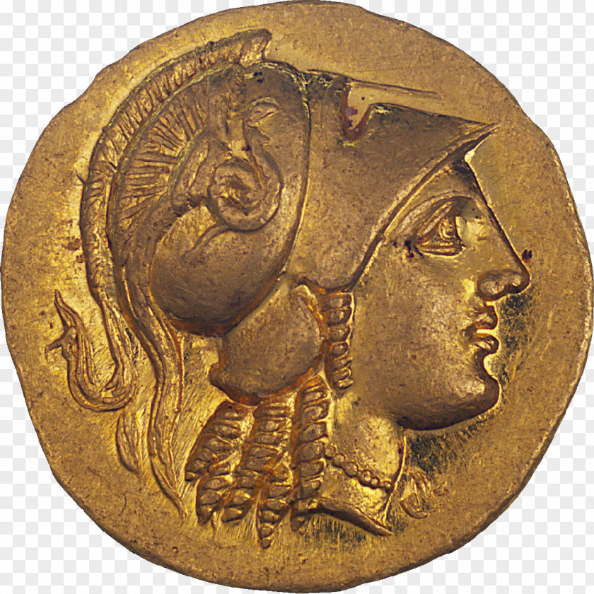 Alexander The Great Coin Amphipolis Vergina Gold Ancient Rome PNG