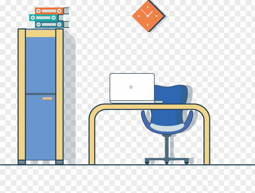 Computer Desk Furniture Designer PNG