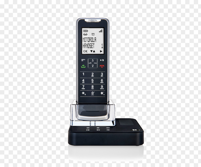 Exquisite Frame Material Digital Enhanced Cordless Telecommunications Telephone Home & Business Phones Mobile PNG