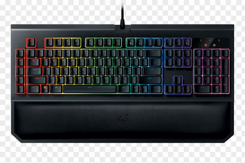 Gaming Keypad Computer Keyboard Razer BlackWidow Chroma V2 Inc. PNG