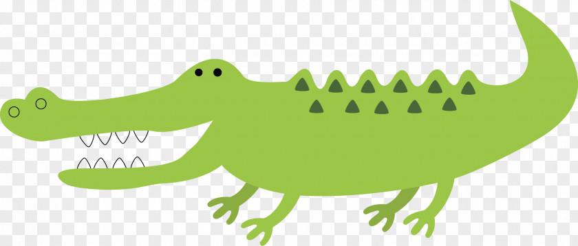 Green Crocodile Vector Alligator Jaw PNG