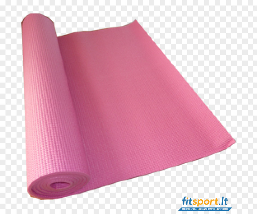 Power Of Yoga & Pilates Mats Pink M Material PNG