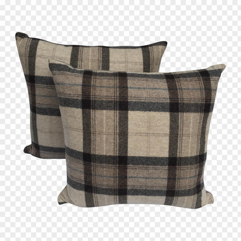 Scottish Plaid Pillows Cushion Throw Tartan Couch PNG