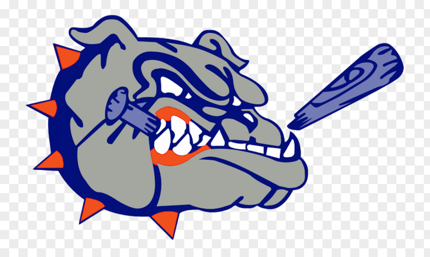 Baseball McKinney North High School Small Field Bulldog Logo Clip Art PNG