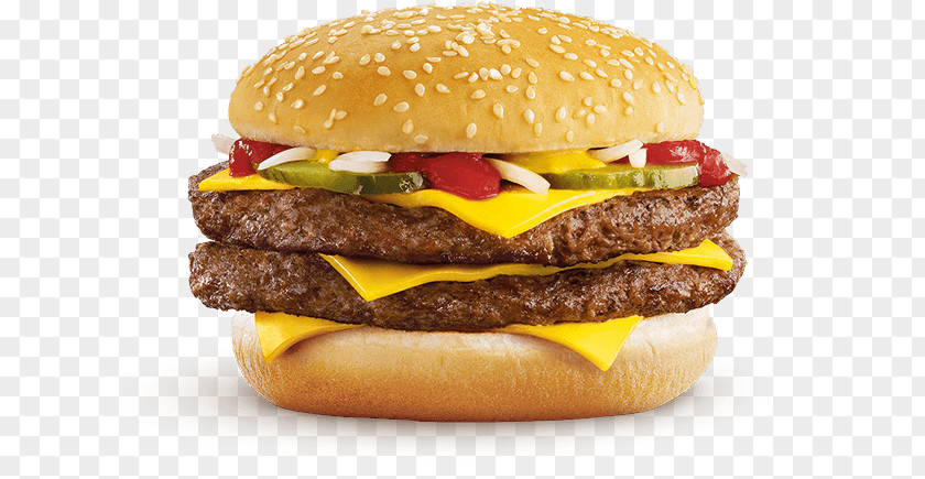 Burger King McDonald's Quarter Pounder Hamburger Fast Food Cheeseburger Big Mac PNG