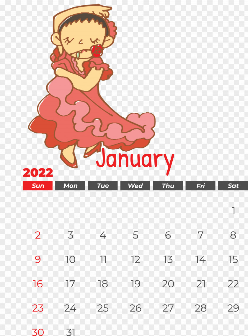 長坡村委会 New Year Pin Up 長坡村委会 Cartoon Calendar PNG