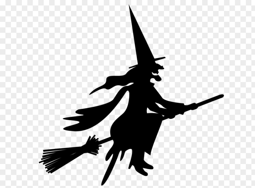 Witch Silhouette Wicked Of The West Witchcraft Broom Clip Art PNG