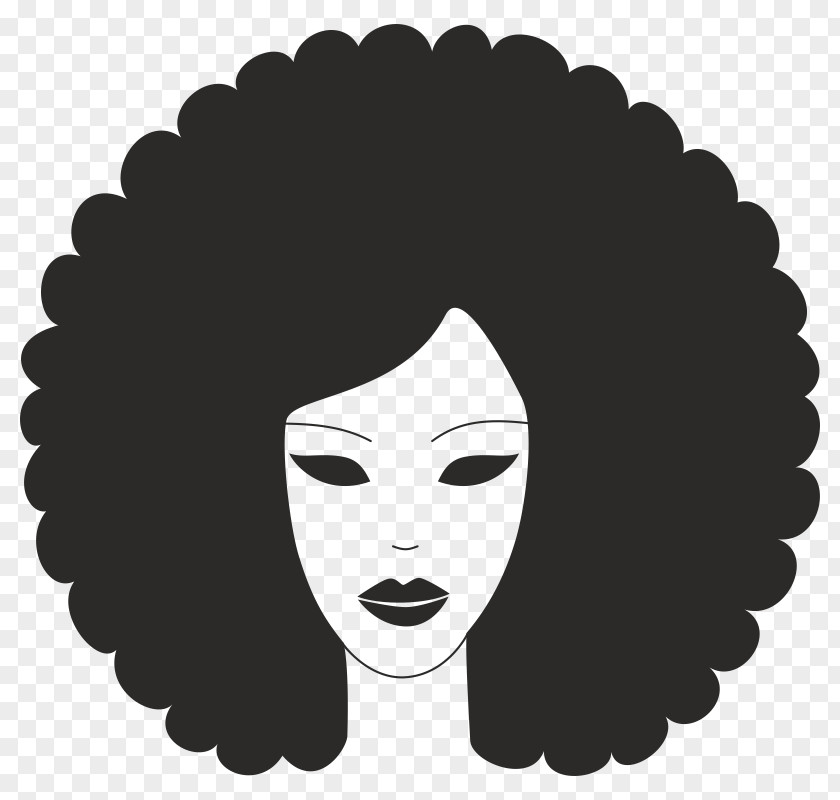 Afro Hairstyle Clip Art PNG