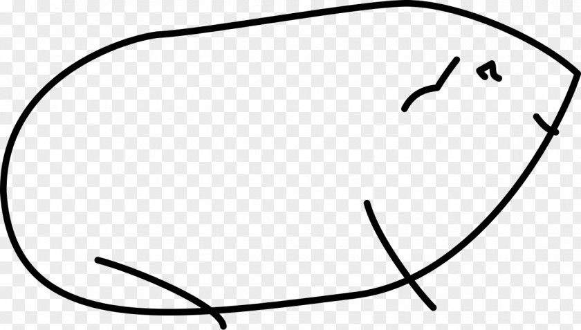 Guinea Pig Line Art Drawing Clip PNG