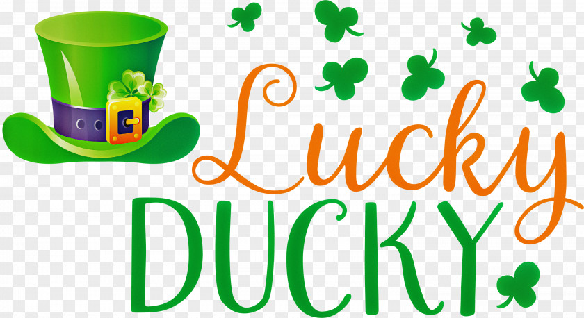 Lucky Ducky Patricks Day Saint Patrick PNG