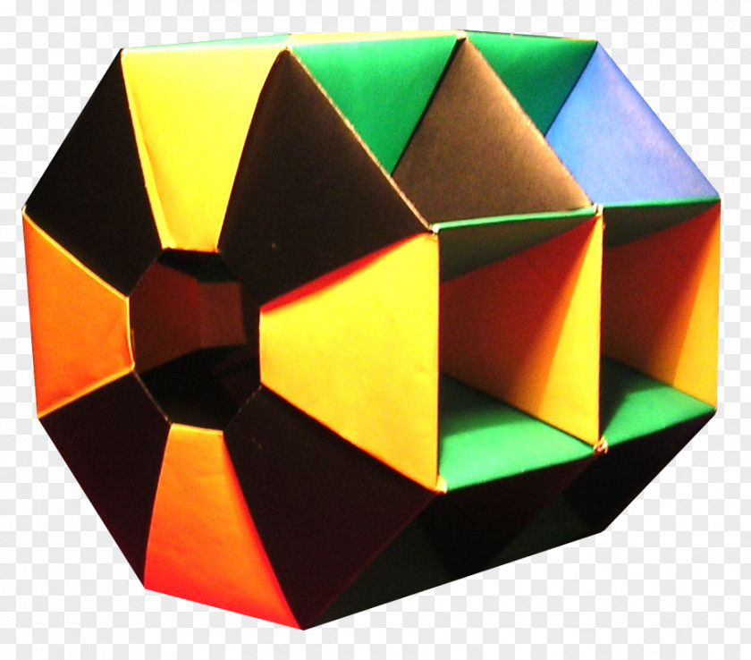 Origami Paper Kusudama Modular PNG