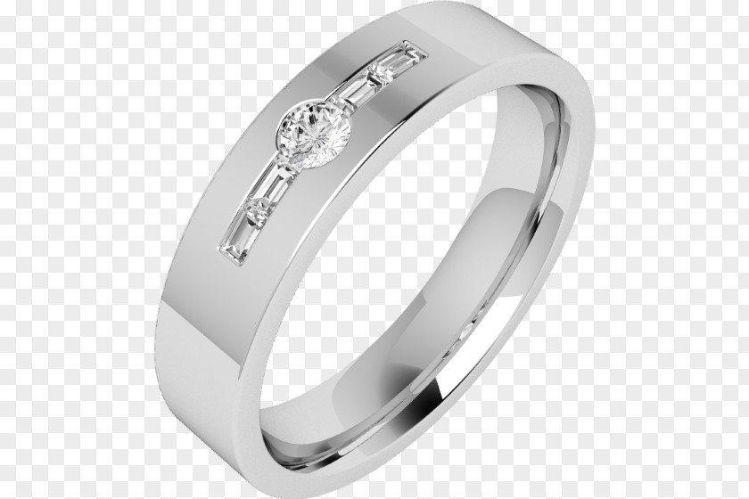 Ring Wedding Platinum Diamond Brilliant PNG