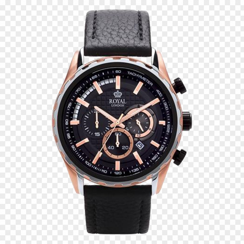 Watch Chronograph Strap Bulova Leather PNG