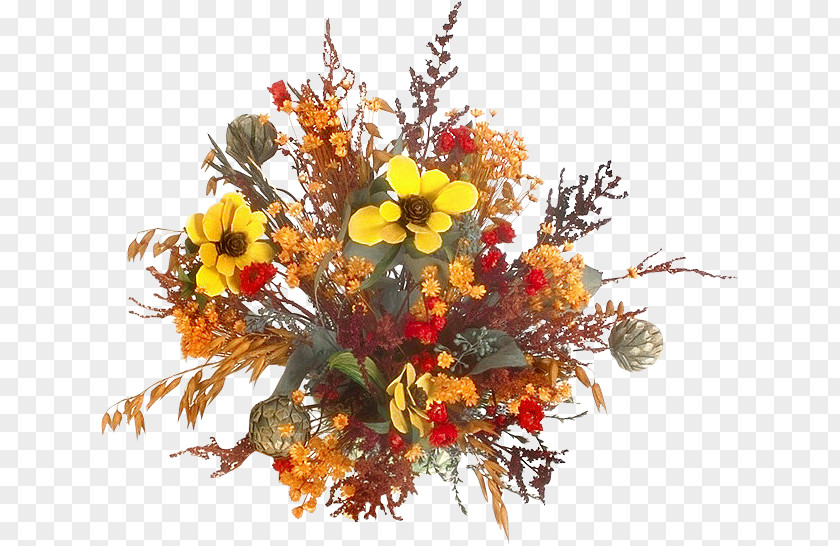 Wildflower Tree Christmas Art PNG