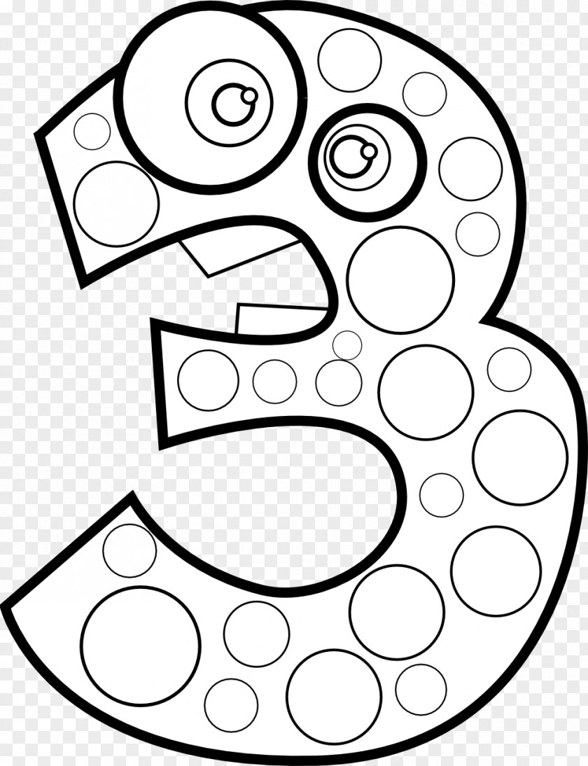 Coloring Book Number Page Child Toddler PNG