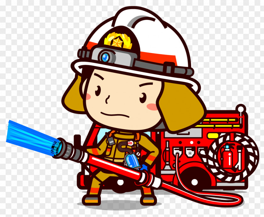 Firefighter Firefighting Fire Engine 消火 Water Cannon PNG