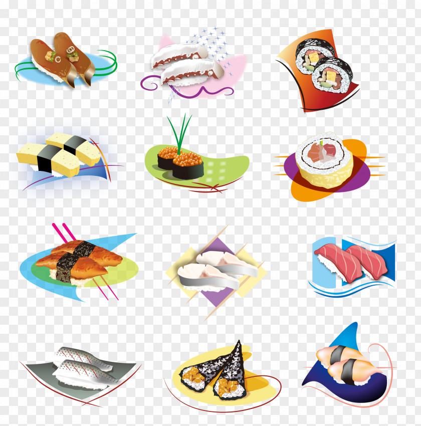 Food Free Download Sushi Seafood Adobe Illustrator PNG