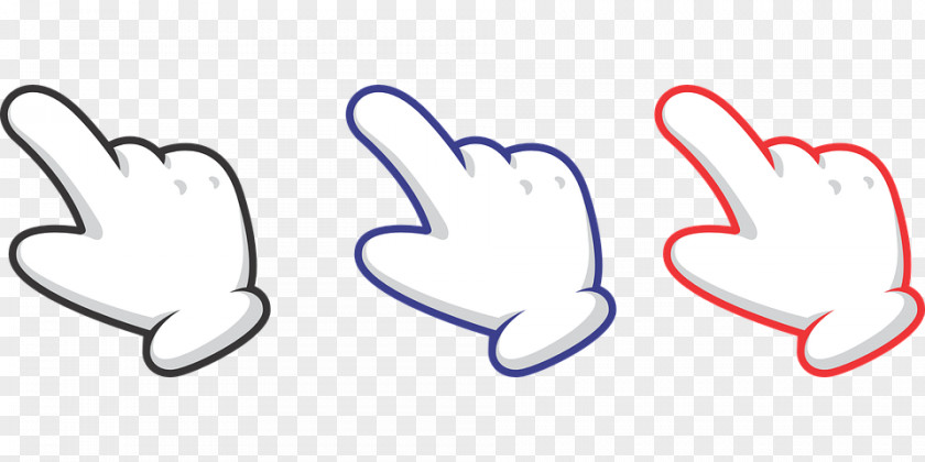 Gesture Cursor Computer Mouse Arrow Finger Pointer PNG