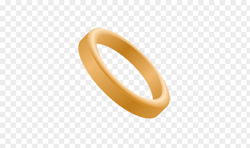 Golden Ring Cartoon Clip Art PNG