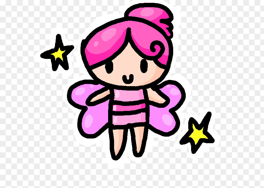 Bery Flyer Clip Art Character Cartoon Pink M PNG