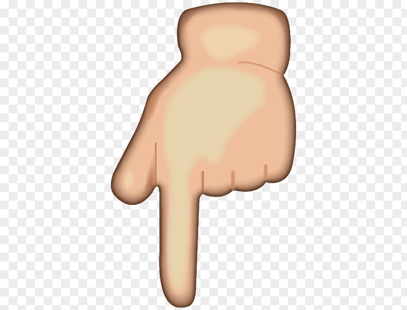 Emoji Thumb Index Finger Emoticon PNG