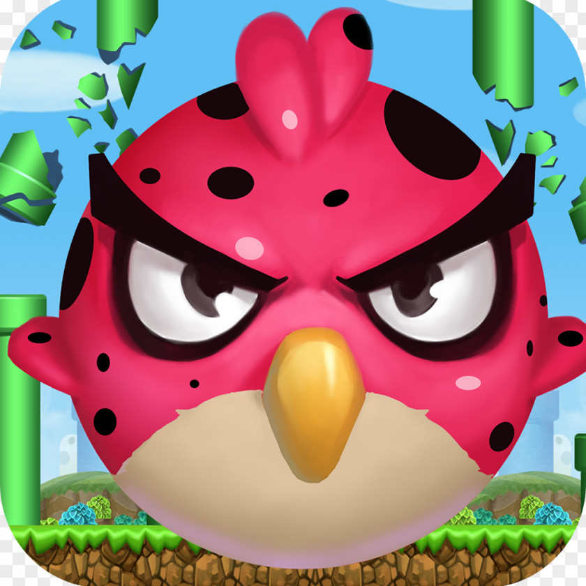 Hay Day Bird Flight Pink M Cartoon PNG