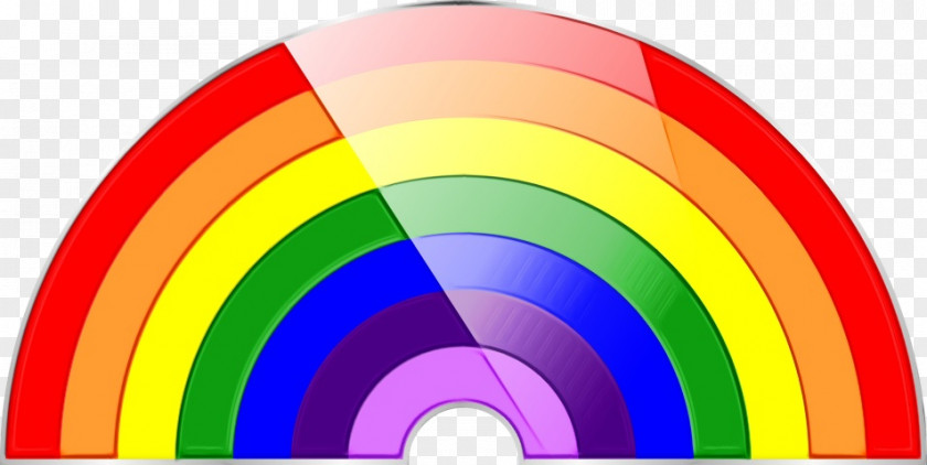 Meteorological Phenomenon Target Archery Rainbow Color Background PNG