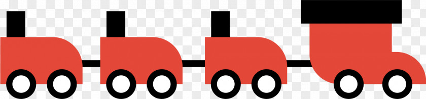 Red Cartoon Train Download PNG