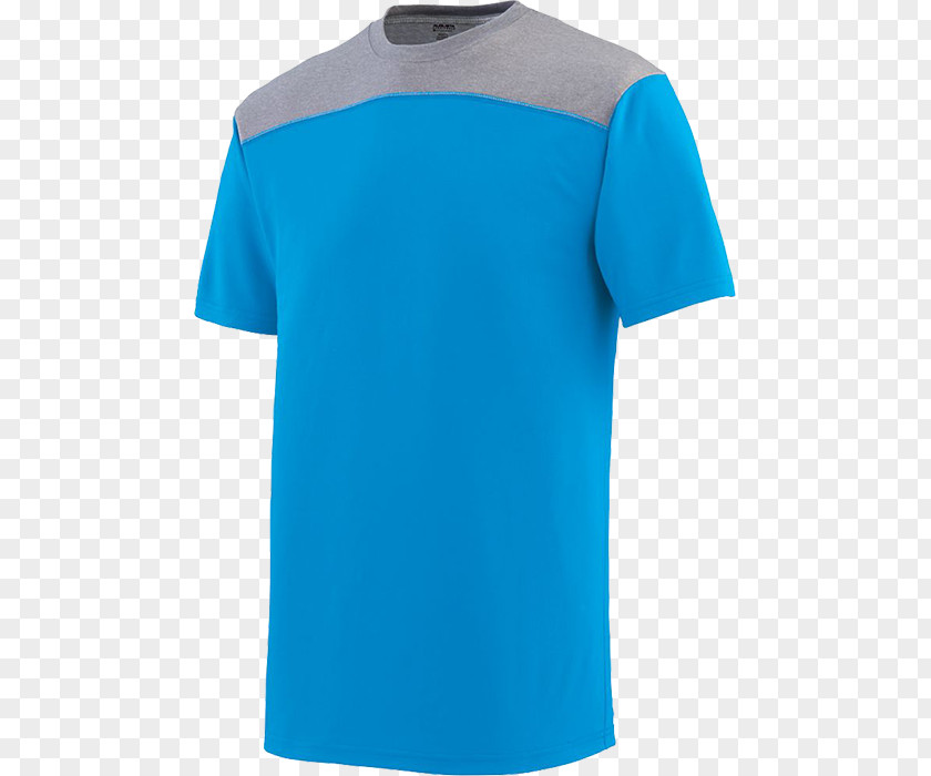 T-shirt Jersey Sleeve Blue PNG