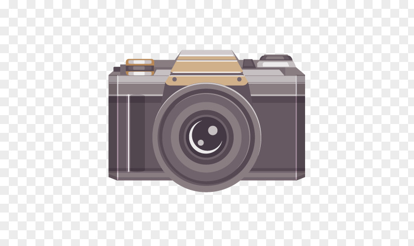 Vector Camera HD Clips Free Download Mirrorless Interchangeable-lens PNG