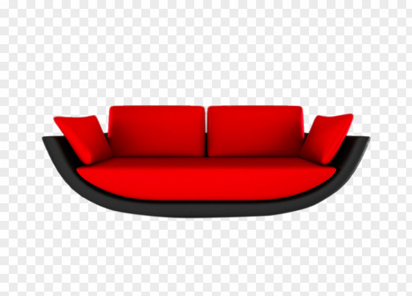 Red Sofa Perspective Wall Decal Sticker Millennium Falcon PNG