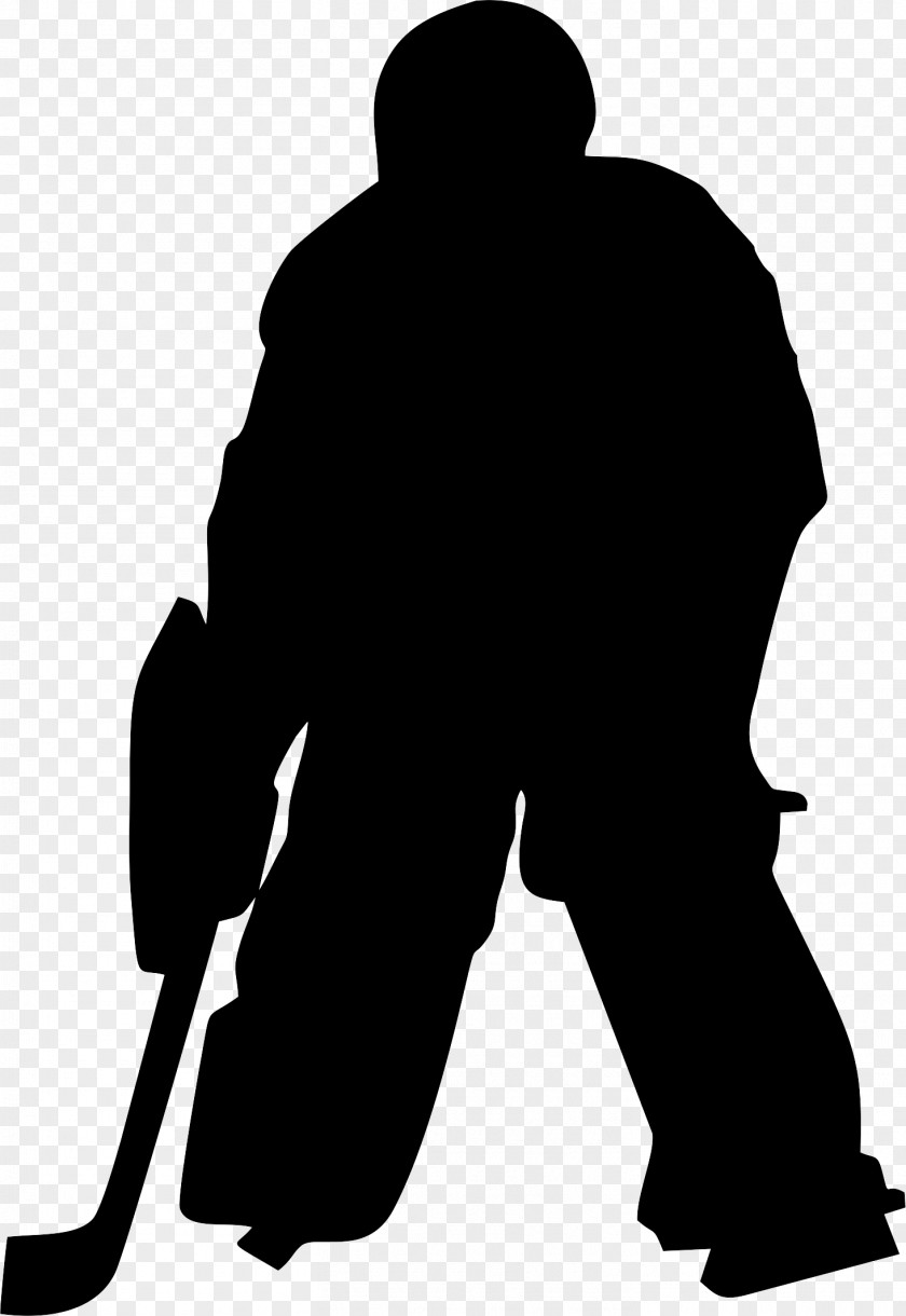 Silhouette Goaltender Field Hockey Ice PNG