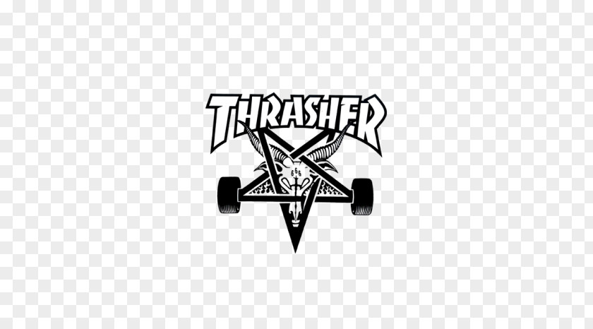 мода Thrasher Presents Skate And Destroy Goat Skateboard T-shirt PNG