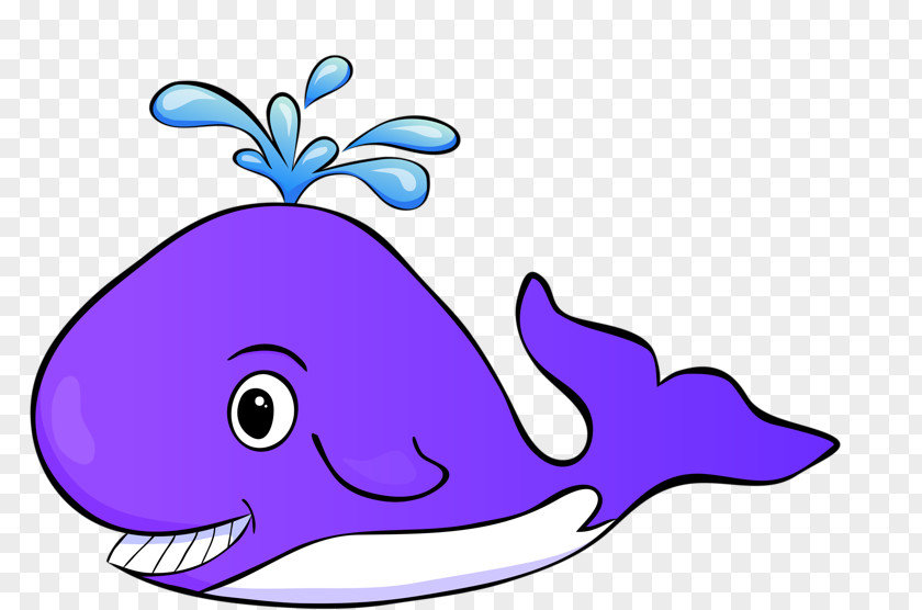 Cartoon Blue Whale Marine Mammal Biology Clip Art PNG