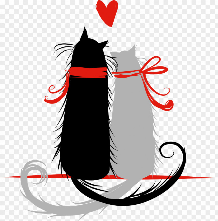 Cat Black Painting PNG