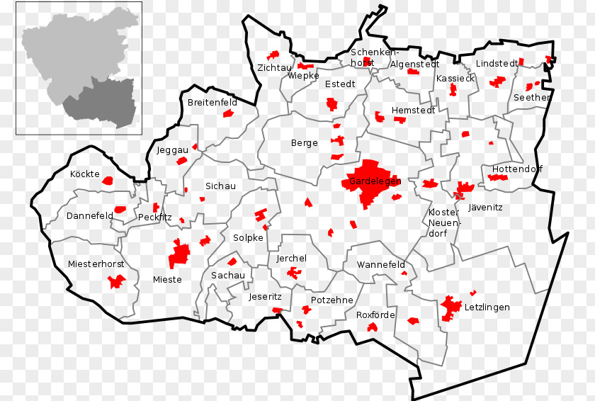 Germany Map Sachau Seethen Hottendorf Kloster Neuendorf Hemstedt PNG